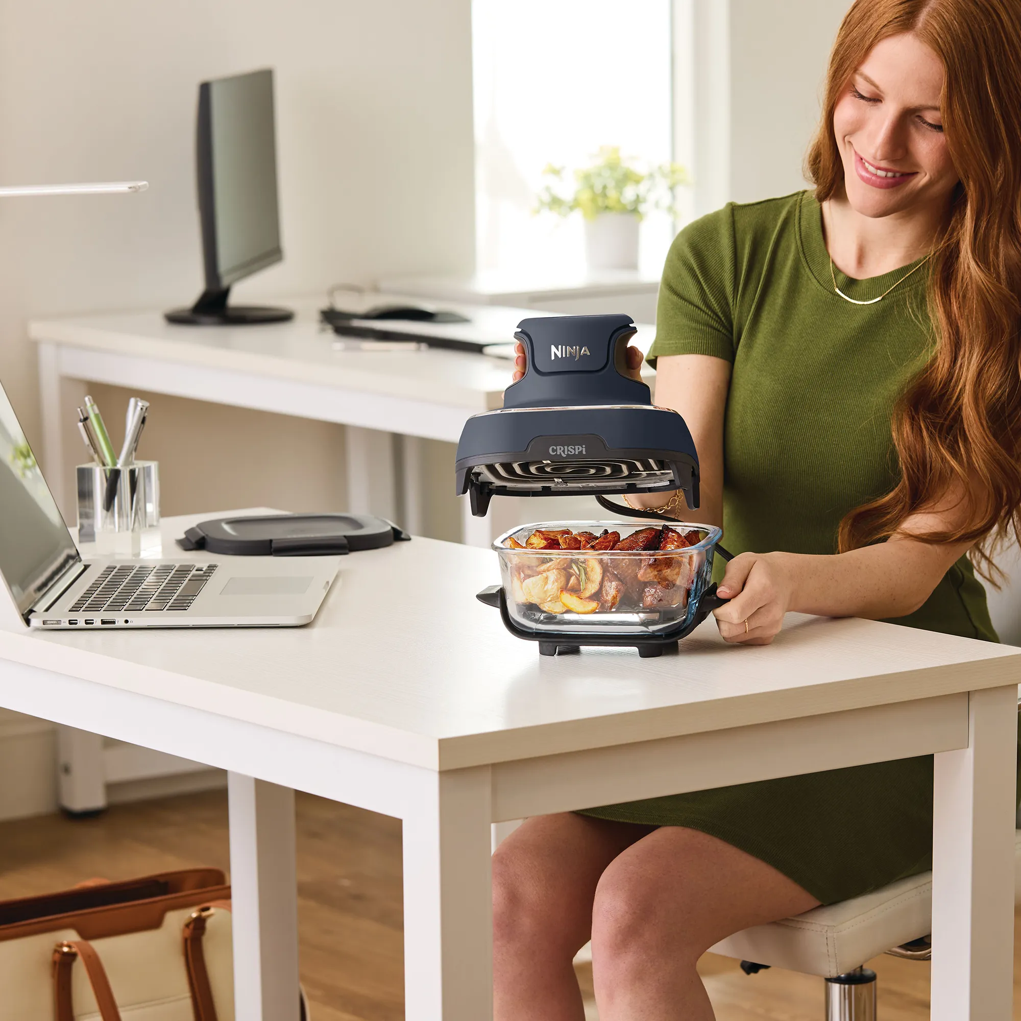 Ninja Crispi 4-in-1 Portable Glass Air Fryer