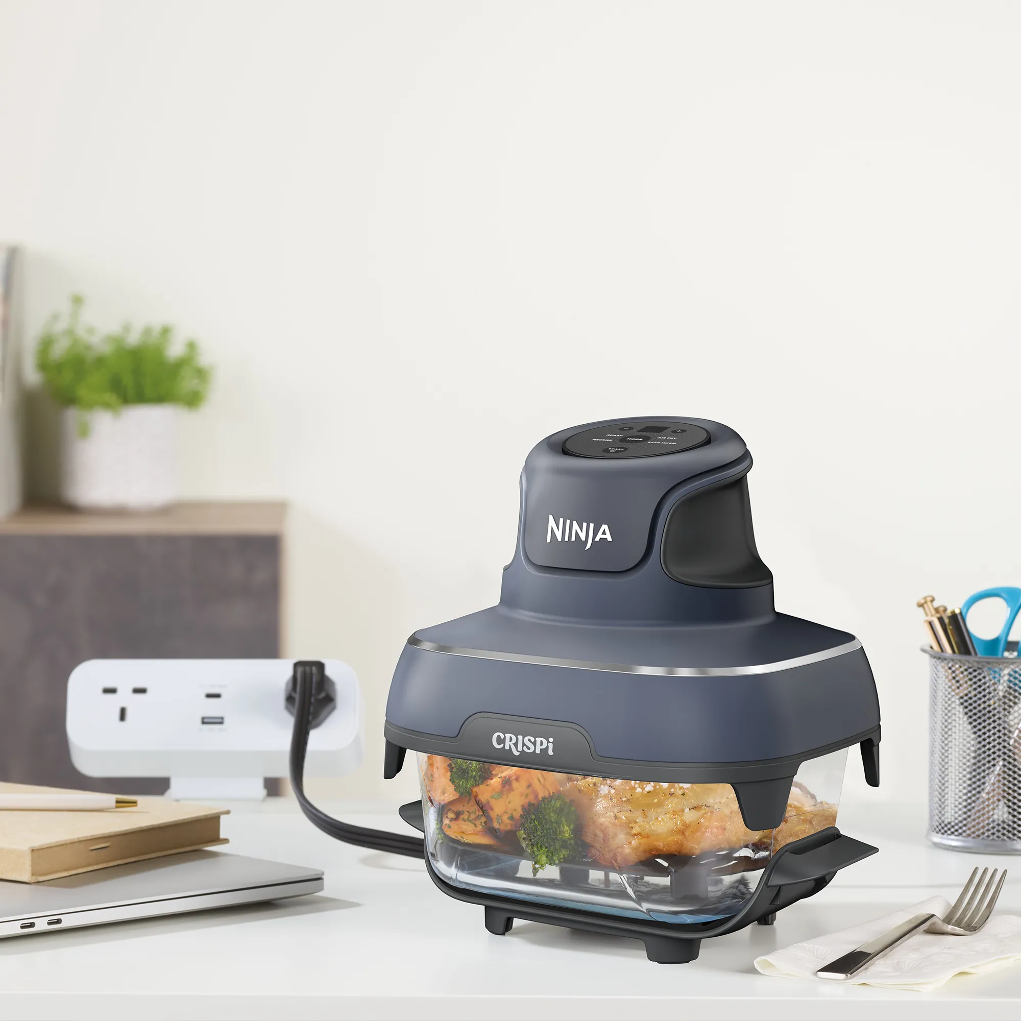 Ninja Crispi 4-in-1 Portable Glass Air Fryer