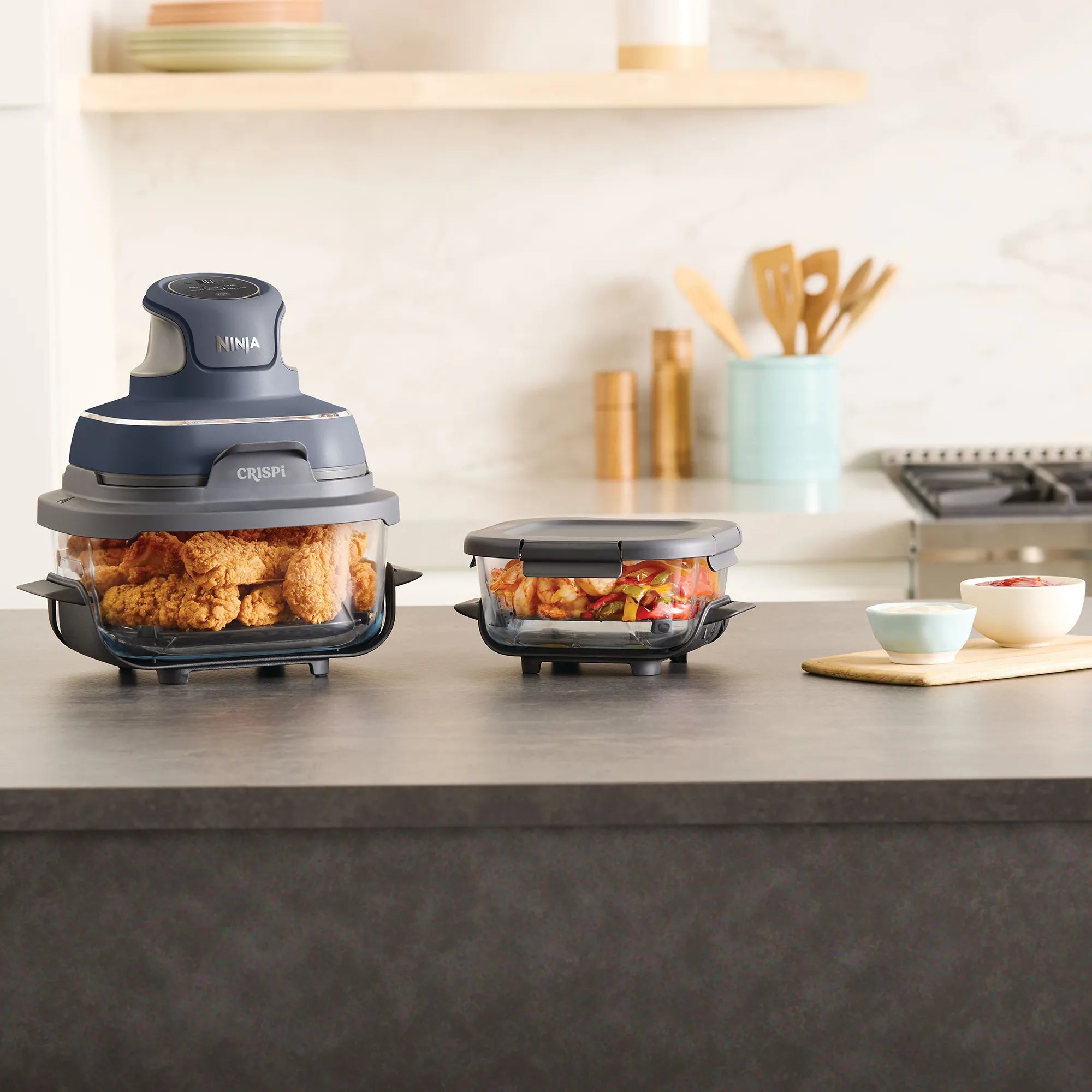 Ninja Crispi 4-in-1 Portable Glass Air Fryer