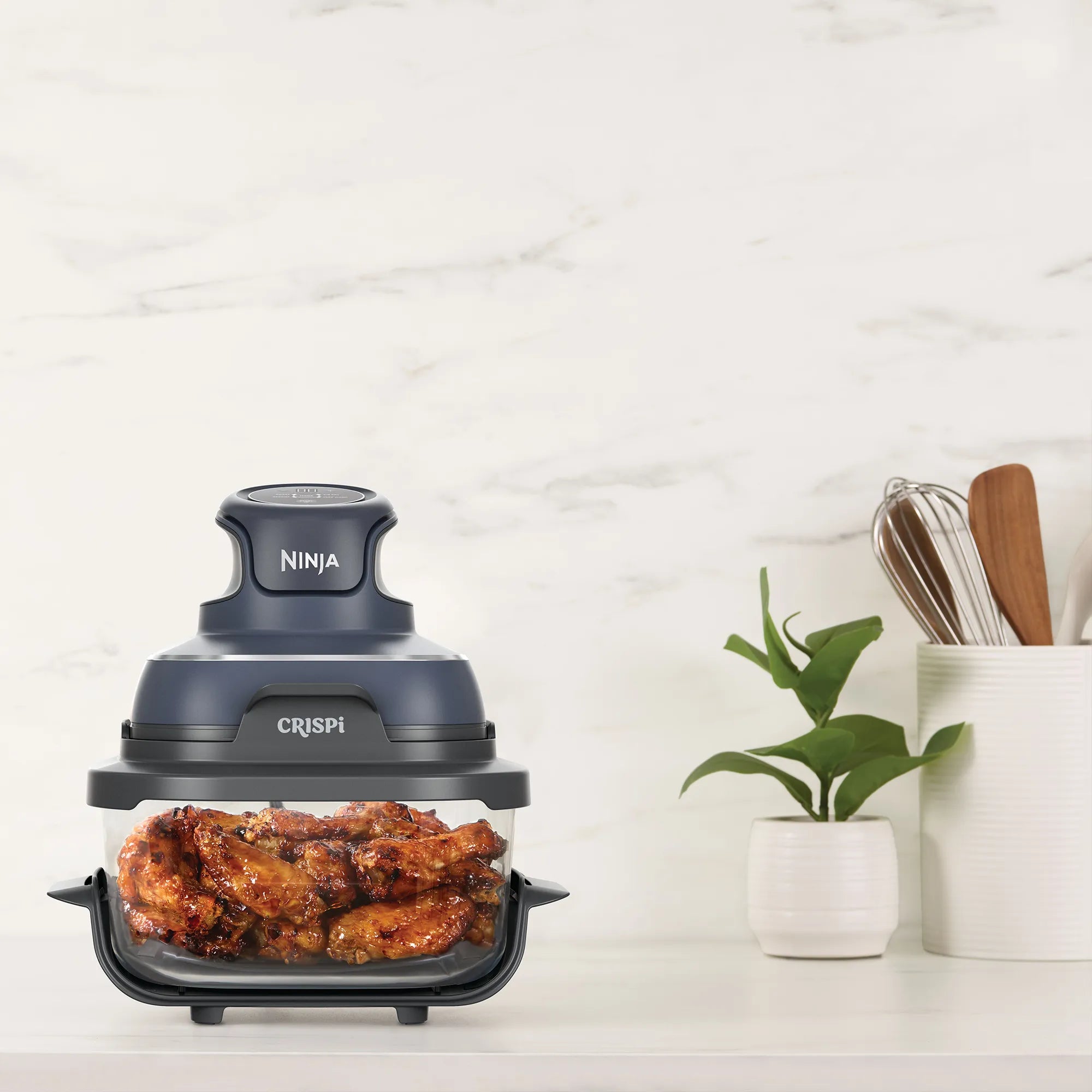 Ninja Crispi 4-in-1 Portable Glass Air Fryer