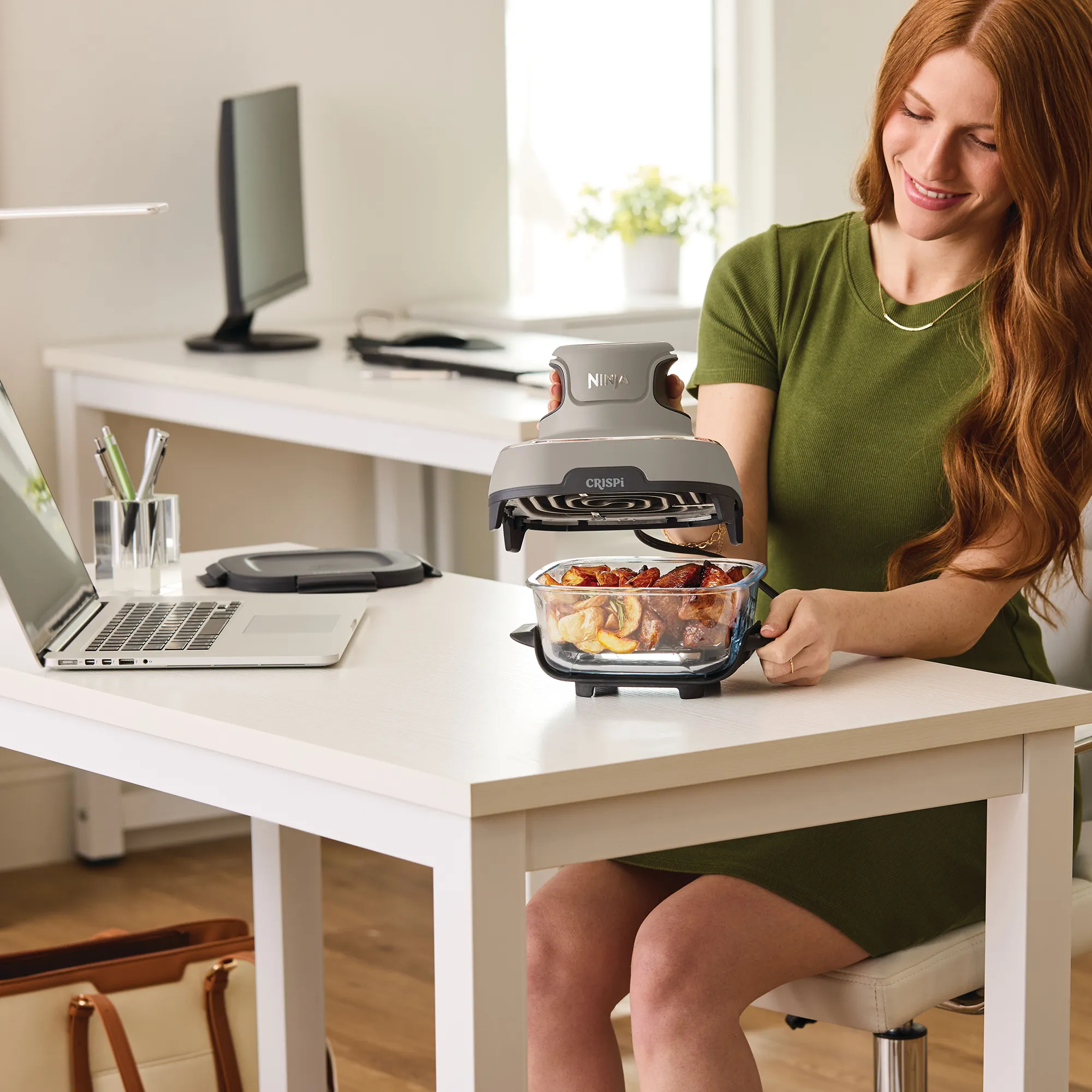 Ninja Crispi 4-in-1 Portable Glass Air Fryer