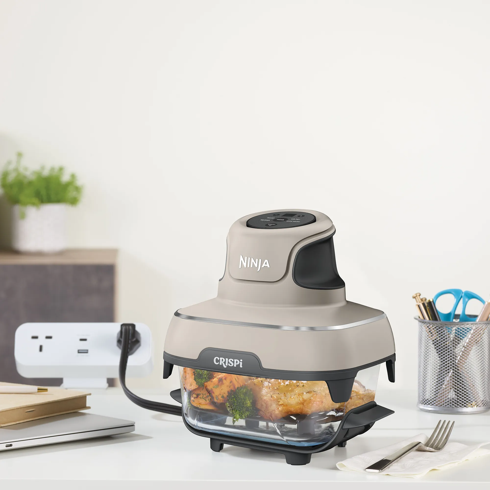 Ninja Crispi 4-in-1 Portable Glass Air Fryer