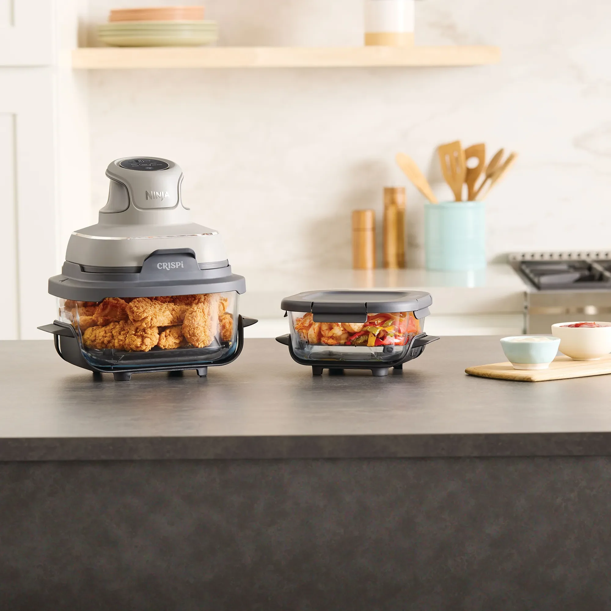 Ninja Crispi 4-in-1 Portable Glass Air Fryer