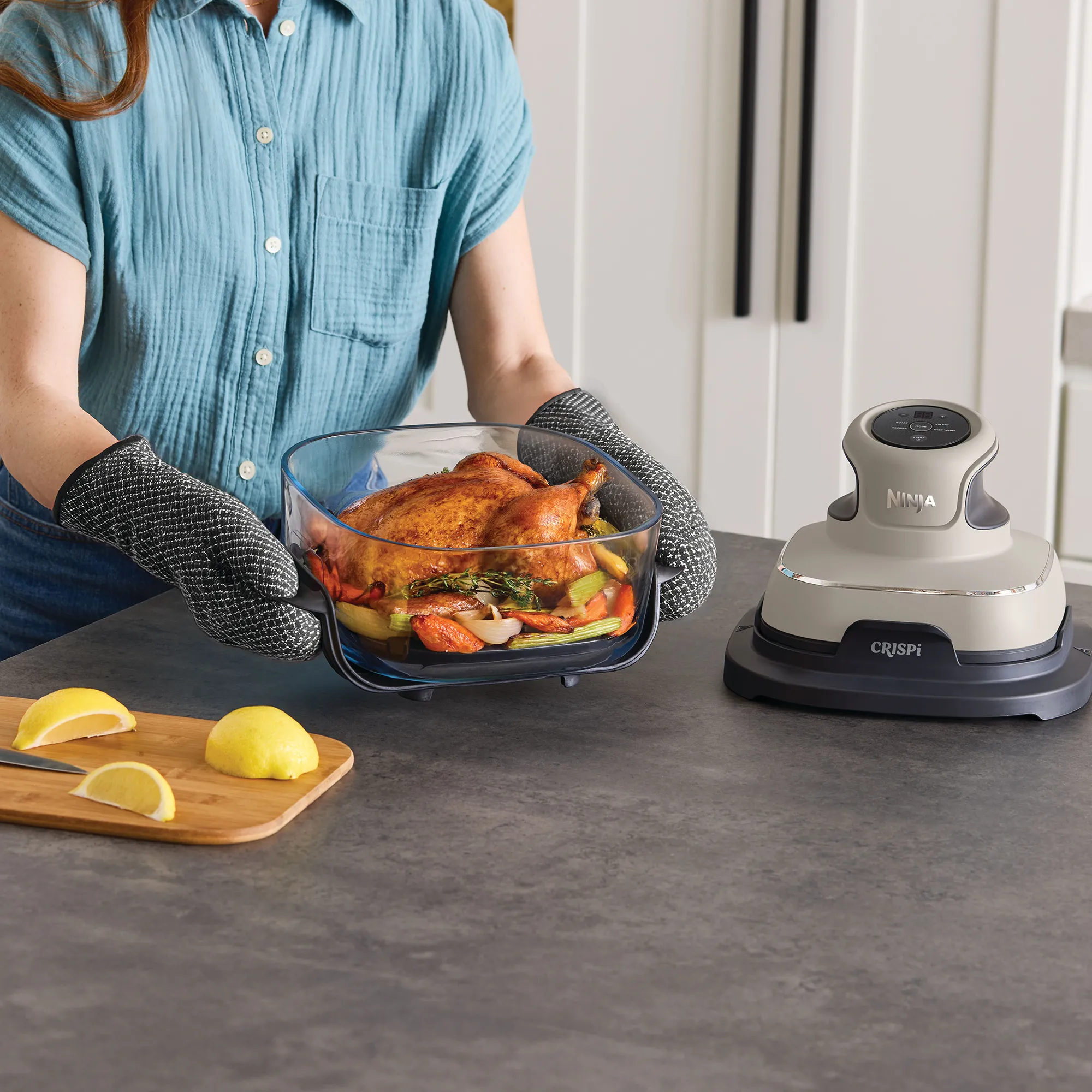 Ninja Crispi 4-in-1 Portable Glass Air Fryer