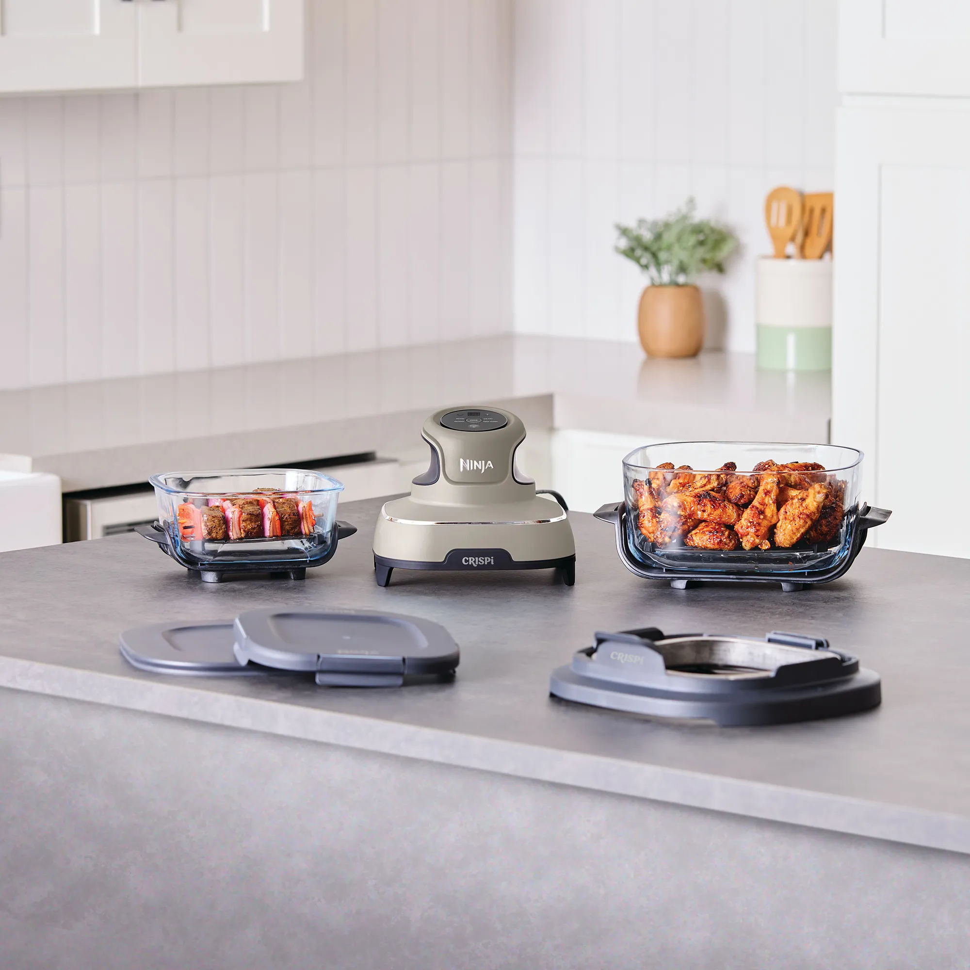 Ninja Crispi 4-in-1 Portable Glass Air Fryer