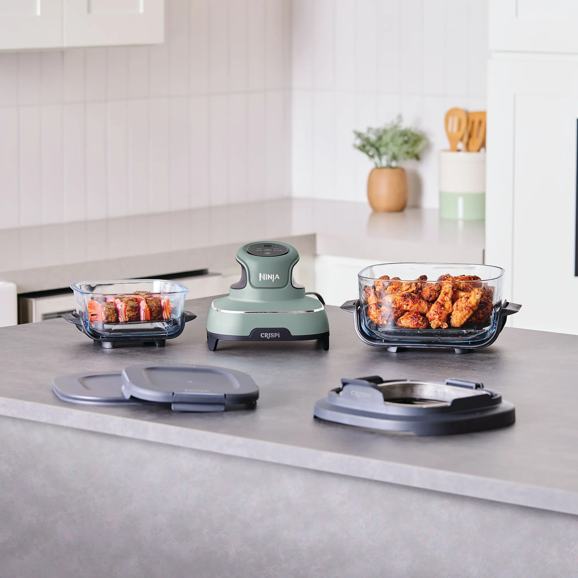 Ninja Crispi 4-in-1 Portable Glass Air Fryer