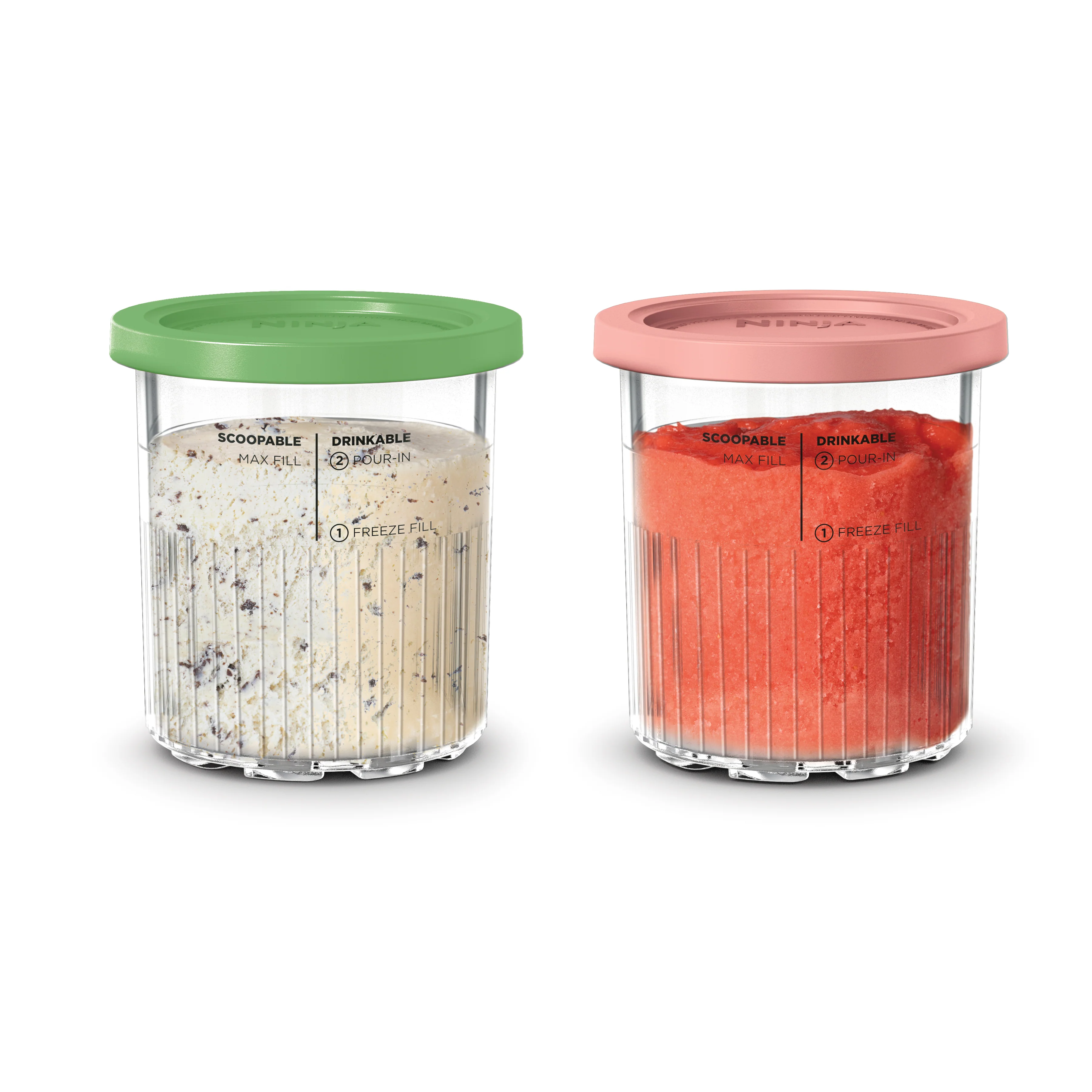 Ninja Creami Deluxe 700ml Tubs & Lids 2 pack