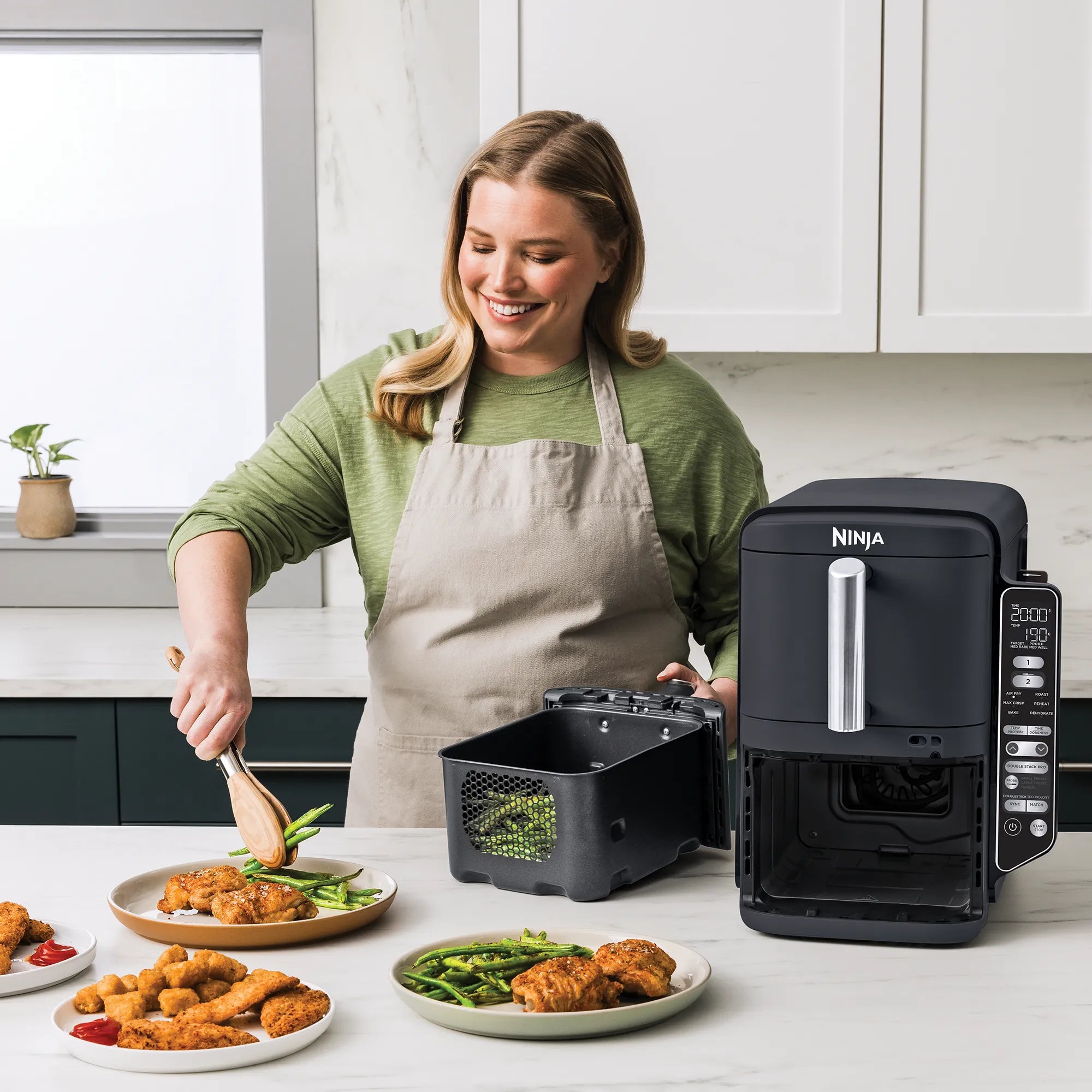 Ninja DoubleStack XXXL Smart 9.5L 2 Drawer Air Fryer