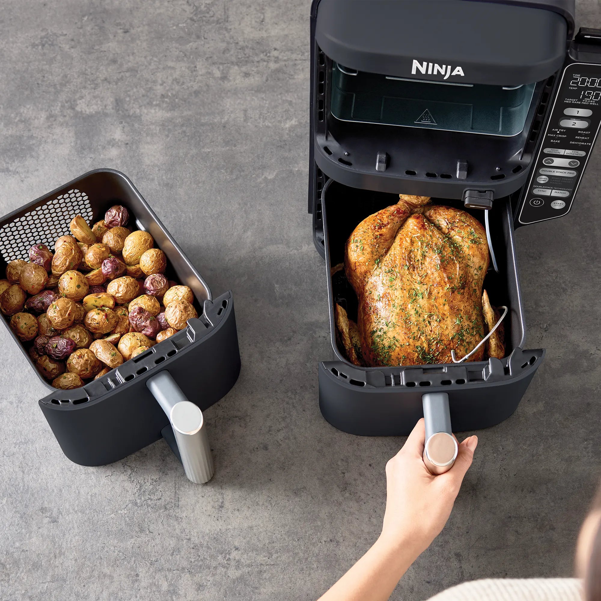 Ninja DoubleStack XXXL Smart 9.5L 2 Drawer Air Fryer