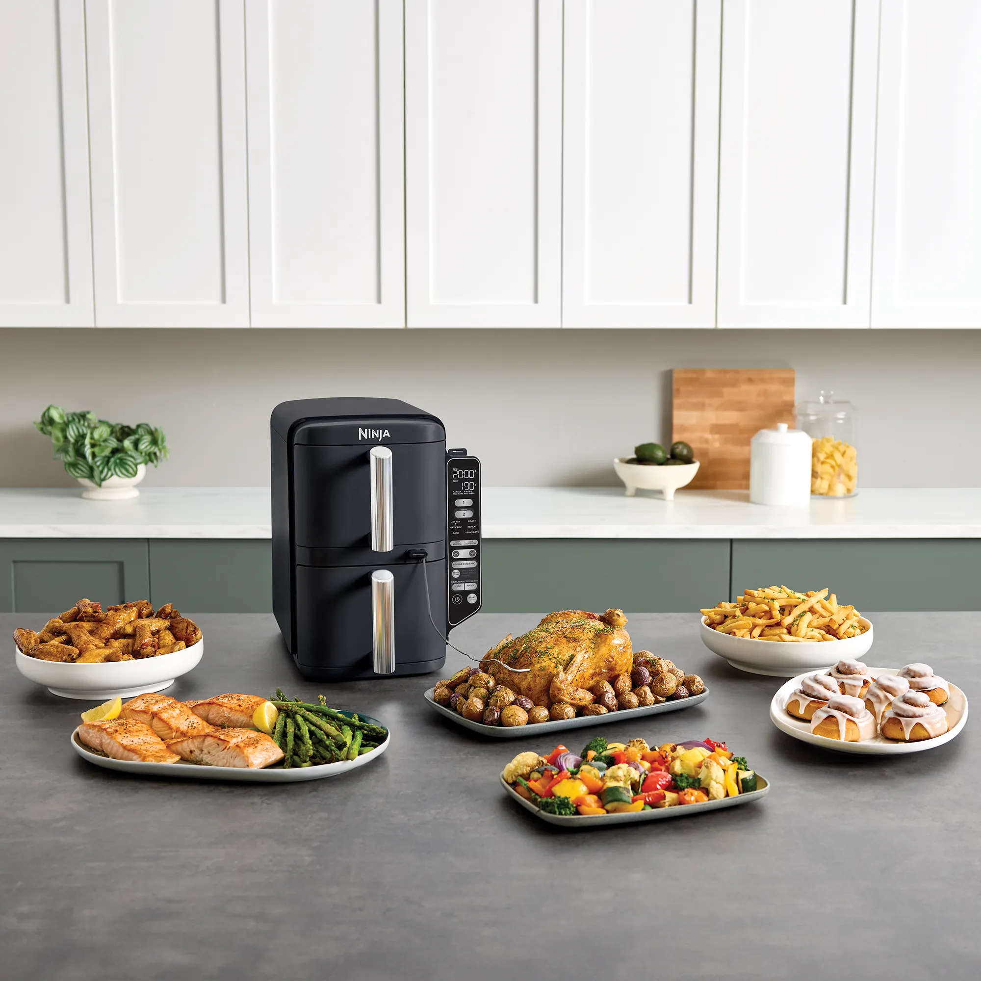 Ninja DoubleStack XXXL Smart 9.5L 2 Drawer Air Fryer
