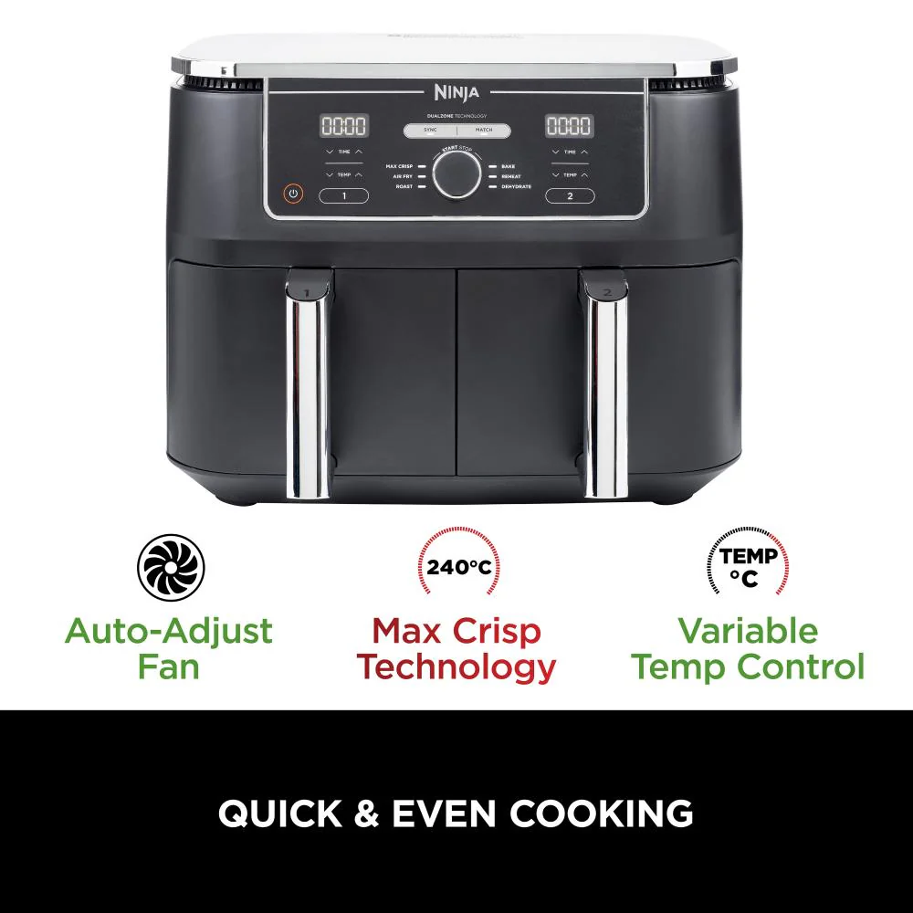 Ninja Foodi Max XXXL Dual Zone Air Fryer 9 Ninja Foodi Max XXXL Dual Zone Air Fryer