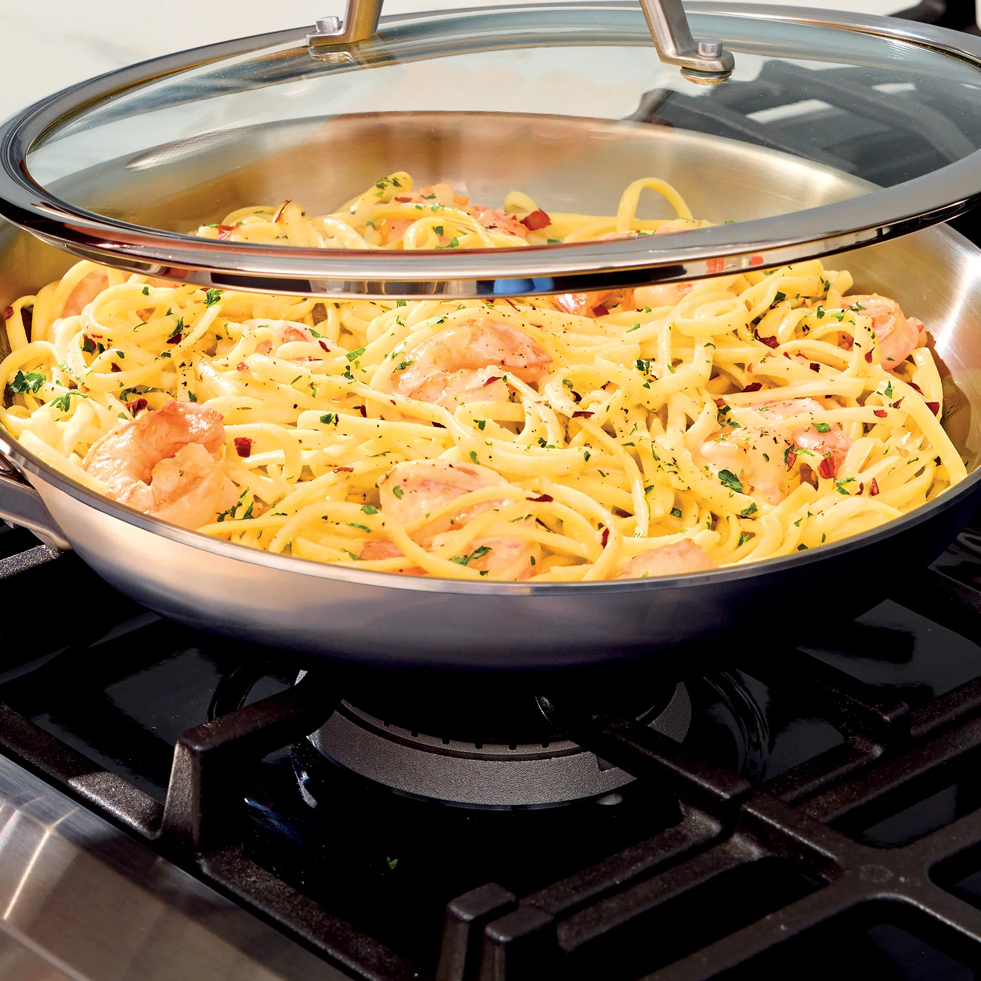 Ninja EverClad Commercial Grade Stainless Steel Cookware 7 Piece Set 4 Ninja EverClad Commercial Grade Stainless Steel Cookware 7 Piece Set