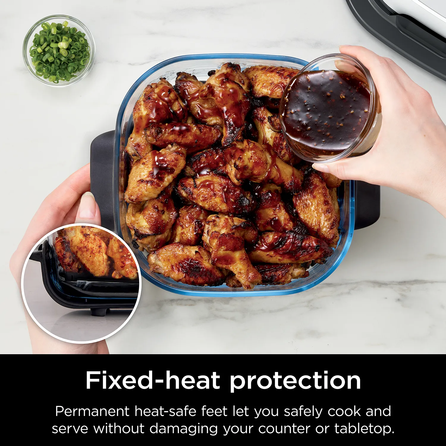 Ninja Crispi 2.3L CleanCrisp Glass Container Pack