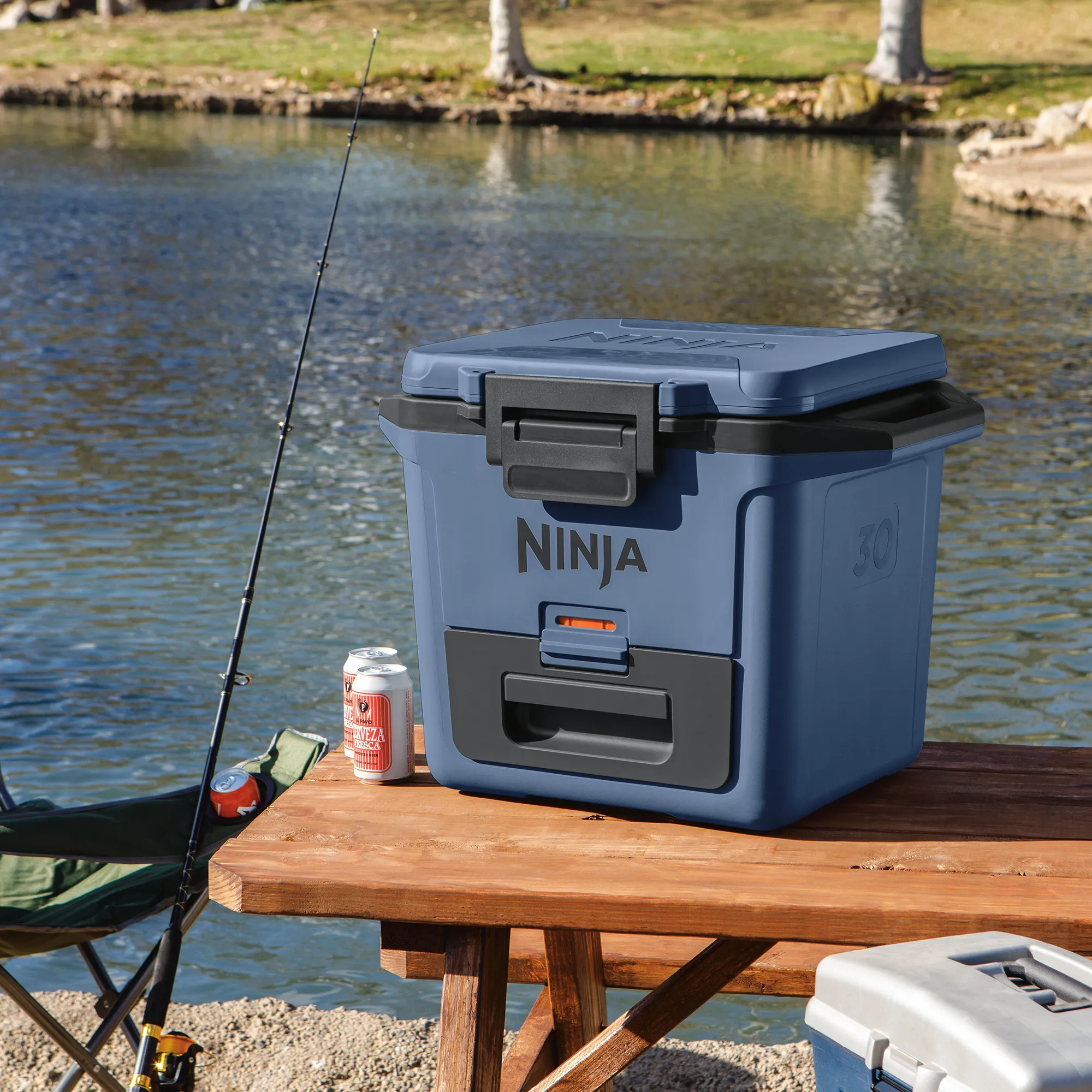 Ninja FrostVault 28L Hard Cooler with Dry Zone 9 Ninja FrostVault 28L Hard Cooler with Dry Zone
