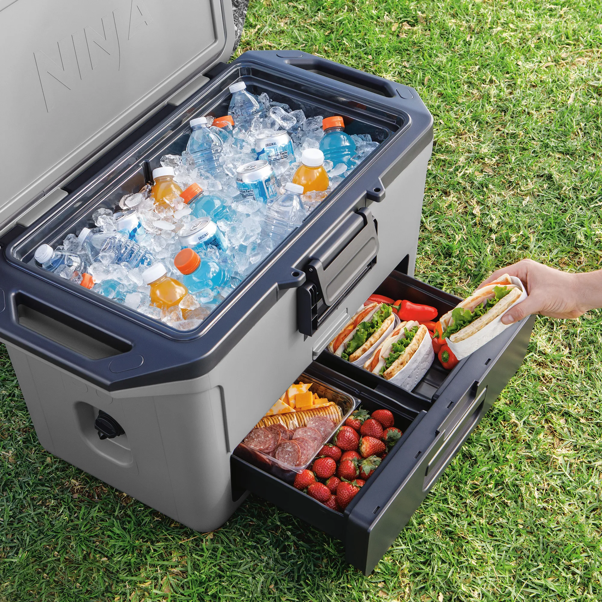 Ninja FrostVault 47L Hard Cooler with Dry Zone 12 Ninja FrostVault 47L Hard Cooler with Dry Zone