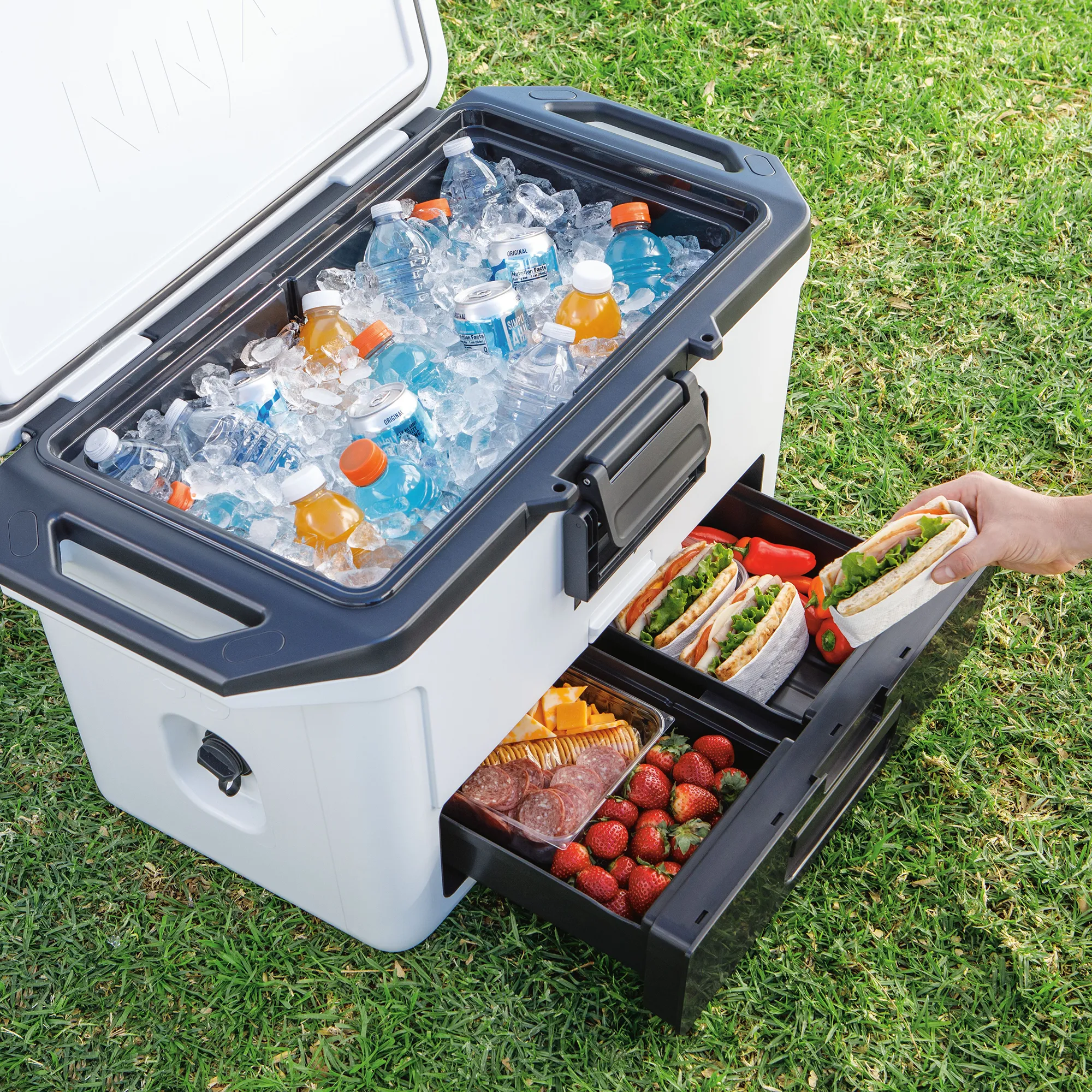 Ninja FrostVault 47L Hard Cooler with Dry Zone 19 Ninja FrostVault 47L Hard Cooler with Dry Zone
