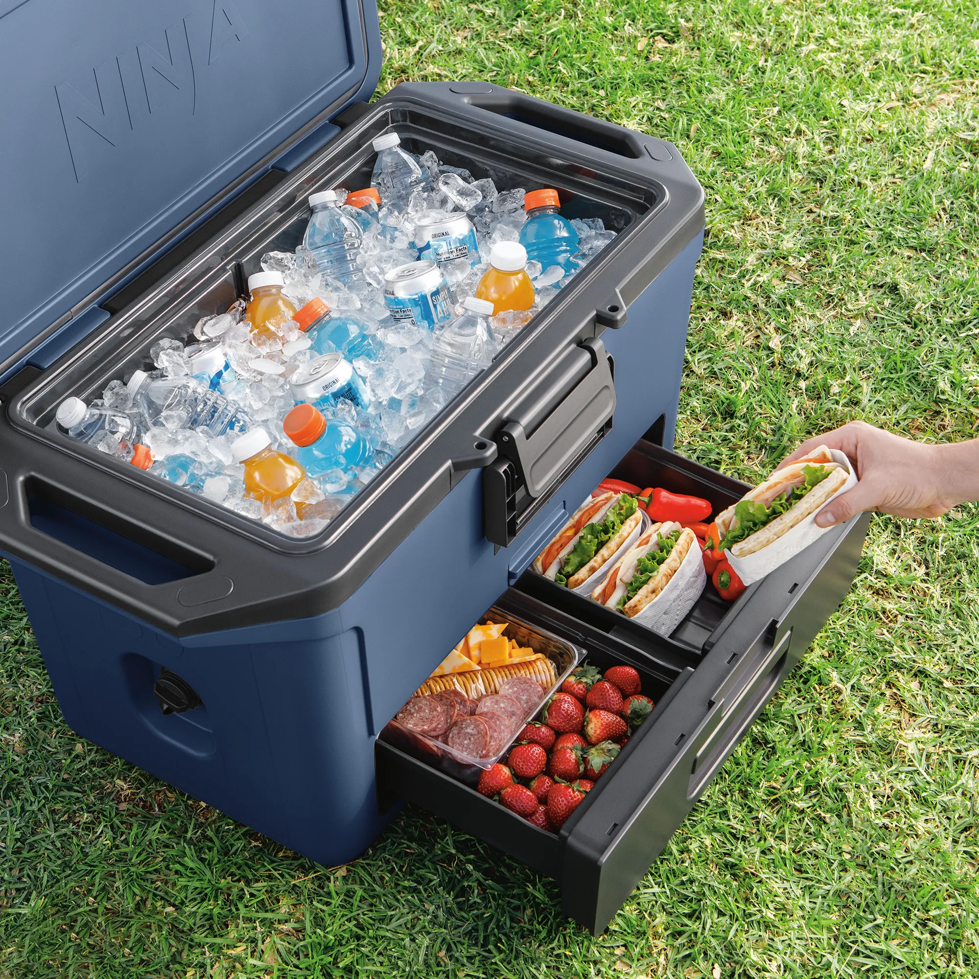 Ninja FrostVault 47L Hard Cooler with Dry Zone 4 Ninja FrostVault 47L Hard Cooler with Dry Zone