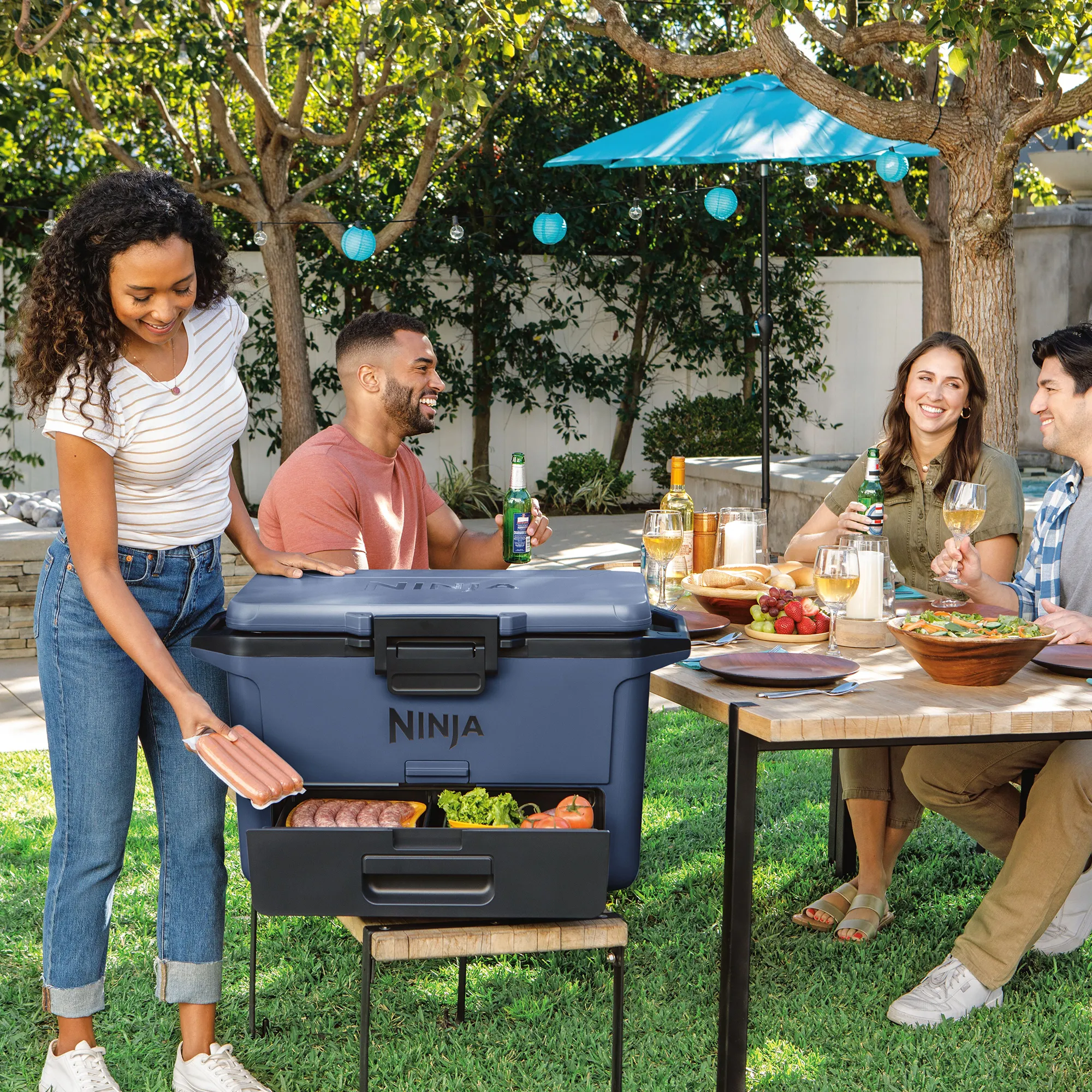 Ninja FrostVault 47L Hard Cooler with Dry Zone 6 Ninja FrostVault 47L Hard Cooler with Dry Zone