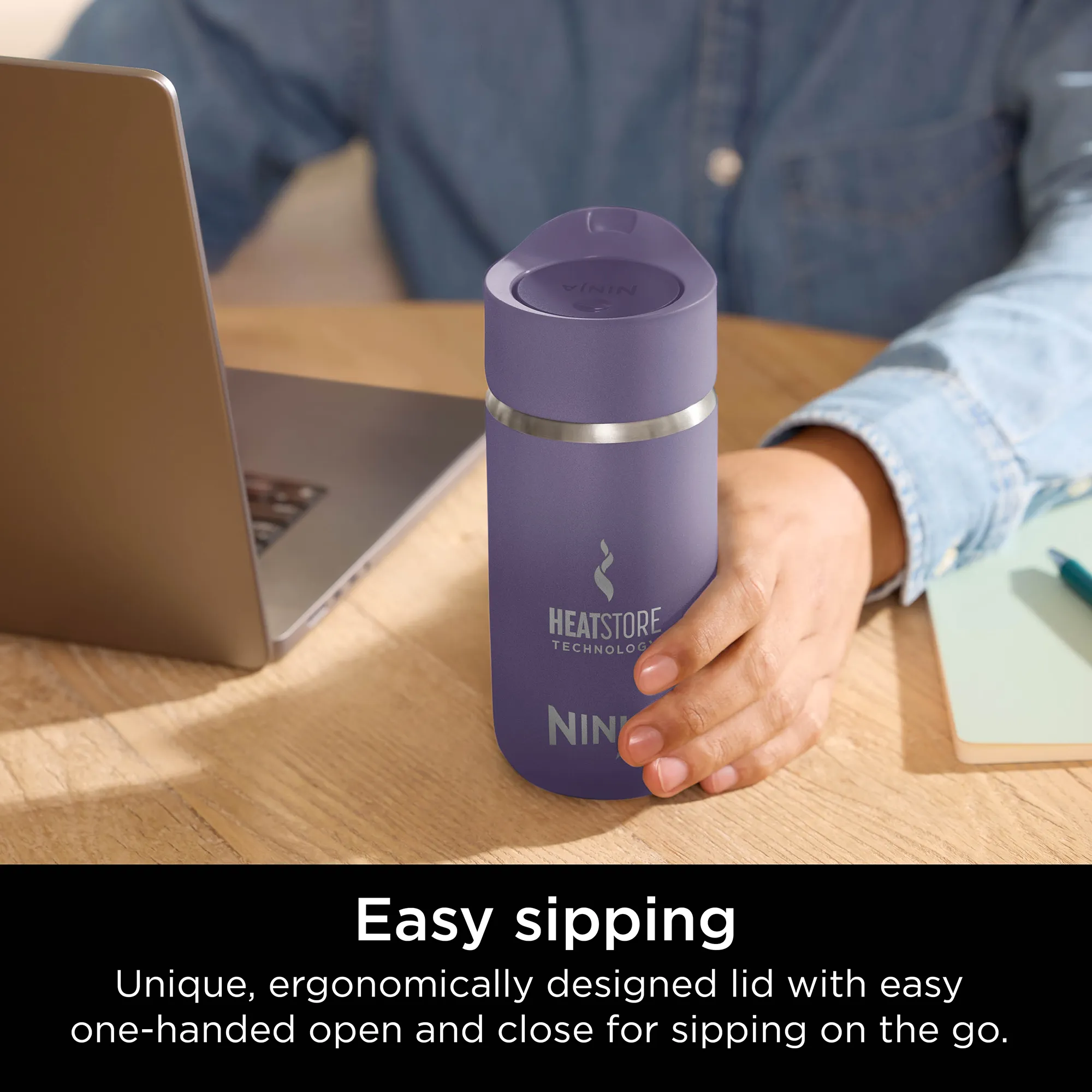 Ninja Sip Perfect 354ml Insulated Travel Bottle 50 Ninja Sip Perfect 354ml Insulated Travel Bottle
