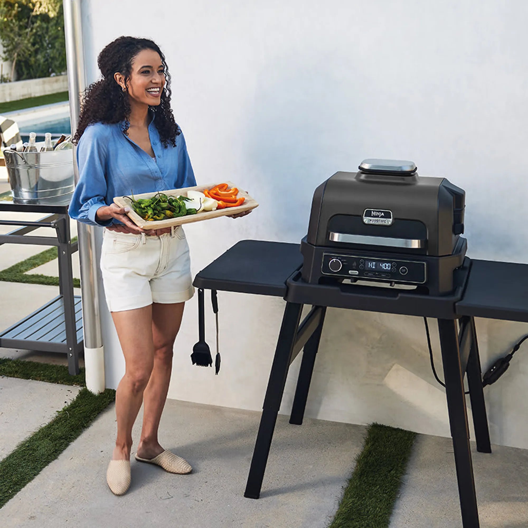 Ninja Woodfire Pro XL Outdoor Electric BBQ Grill & Smoker 15 Ninja Woodfire Pro XL Outdoor Electric BBQ Grill & Smoker