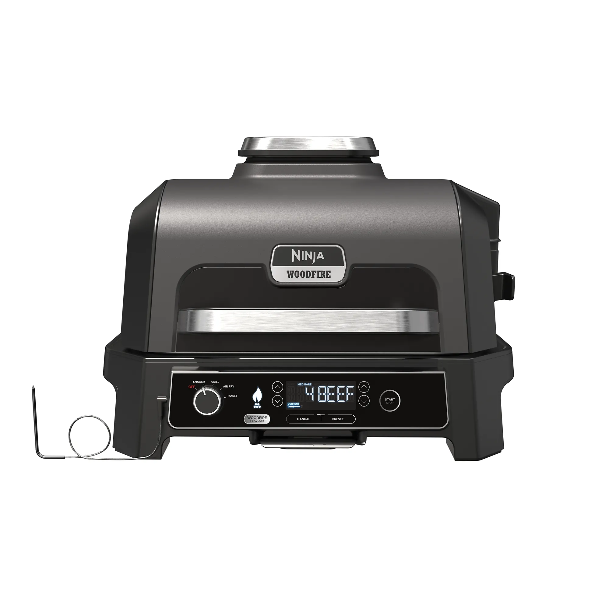 Ninja Woodfire Pro XL Outdoor Electric BBQ Grill & Smoker 18 Ninja Woodfire Pro XL Outdoor Electric BBQ Grill & Smoker