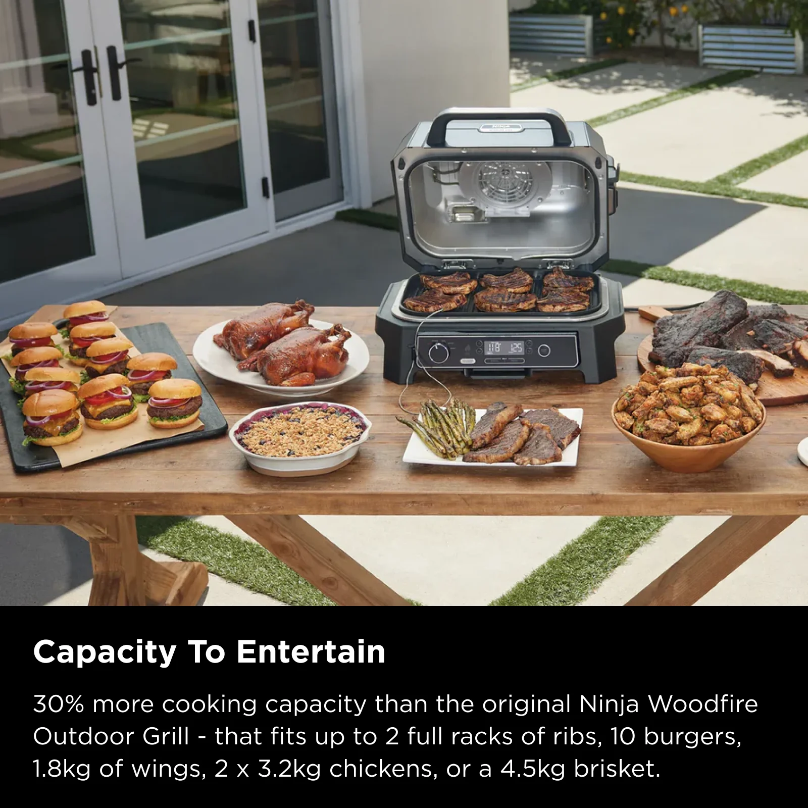 Ninja Woodfire Pro XL Outdoor Electric BBQ Grill & Smoker 3 Ninja Woodfire Pro XL Outdoor Electric BBQ Grill & Smoker