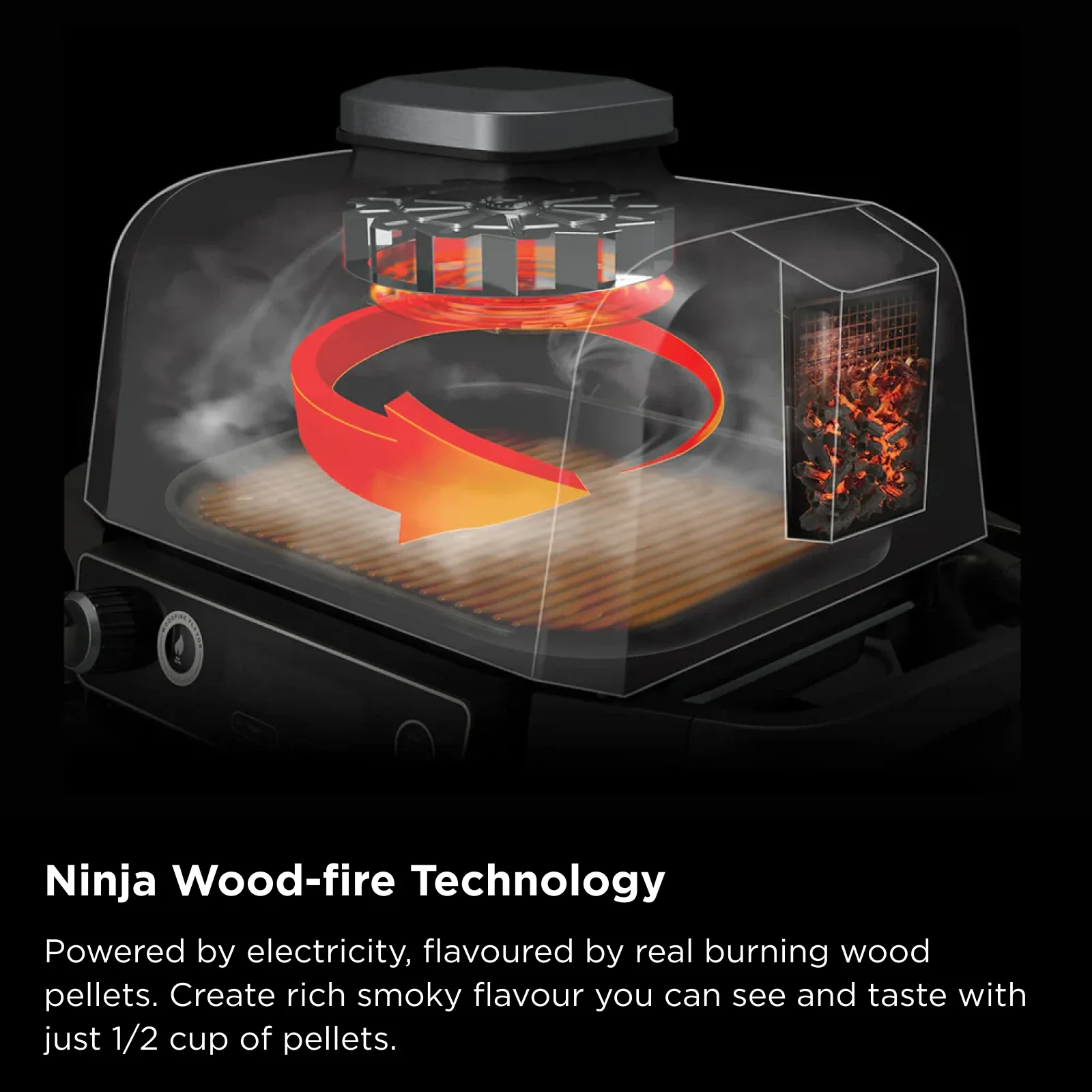 Ninja Woodfire Pro XL Outdoor Electric BBQ Grill & Smoker 6 Ninja Woodfire Pro XL Outdoor Electric BBQ Grill & Smoker