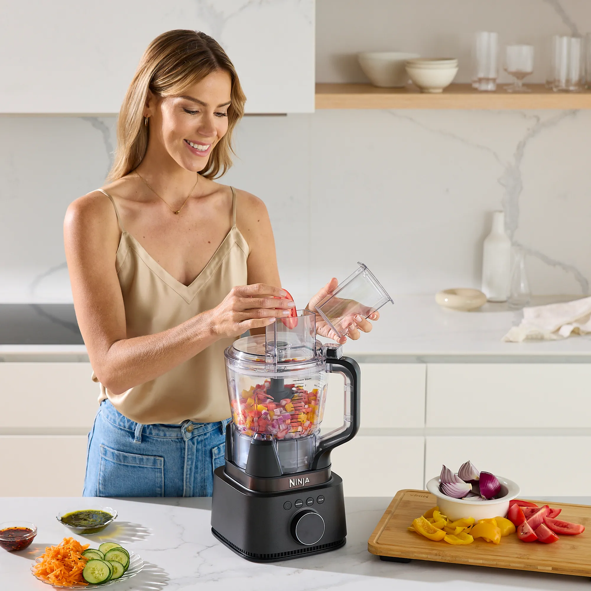 Ninja Stealth IQ Kitchen System - Power Blender + Processor Pro