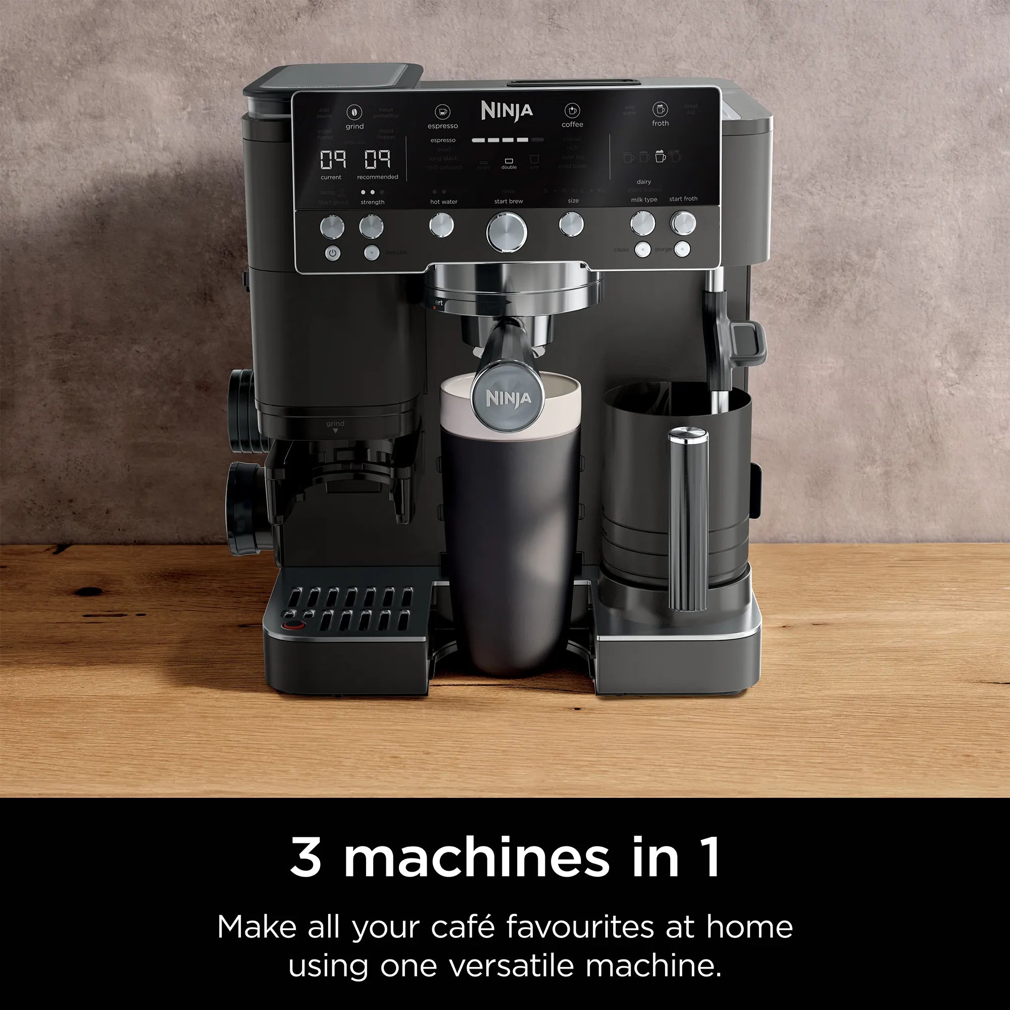 Ninja Luxe Café Premier Espresso Machine 25 Ninja Luxe Café Premier Espresso Machine