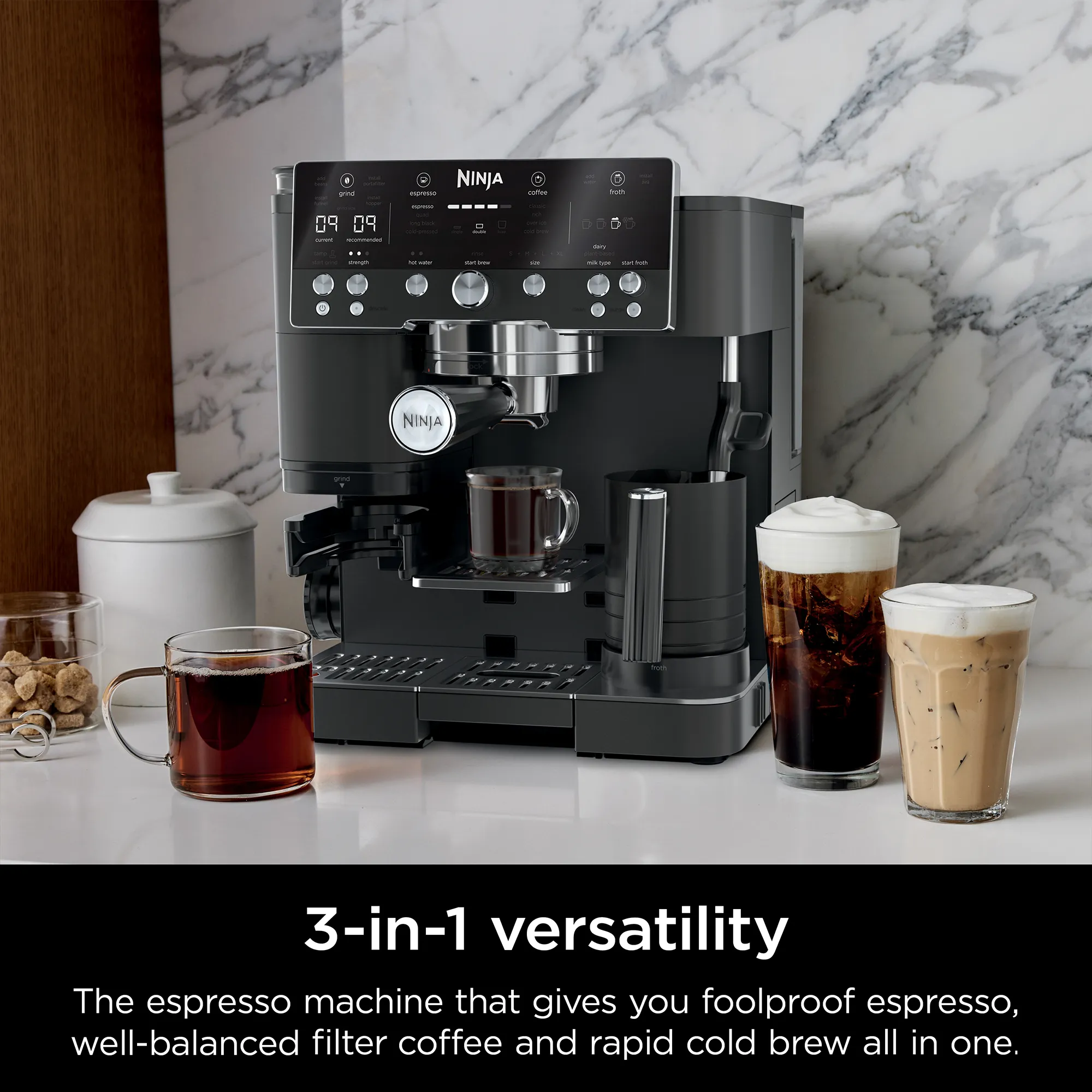 Ninja Luxe Café Premier Espresso Machine 32 Ninja Luxe Café Premier Espresso Machine