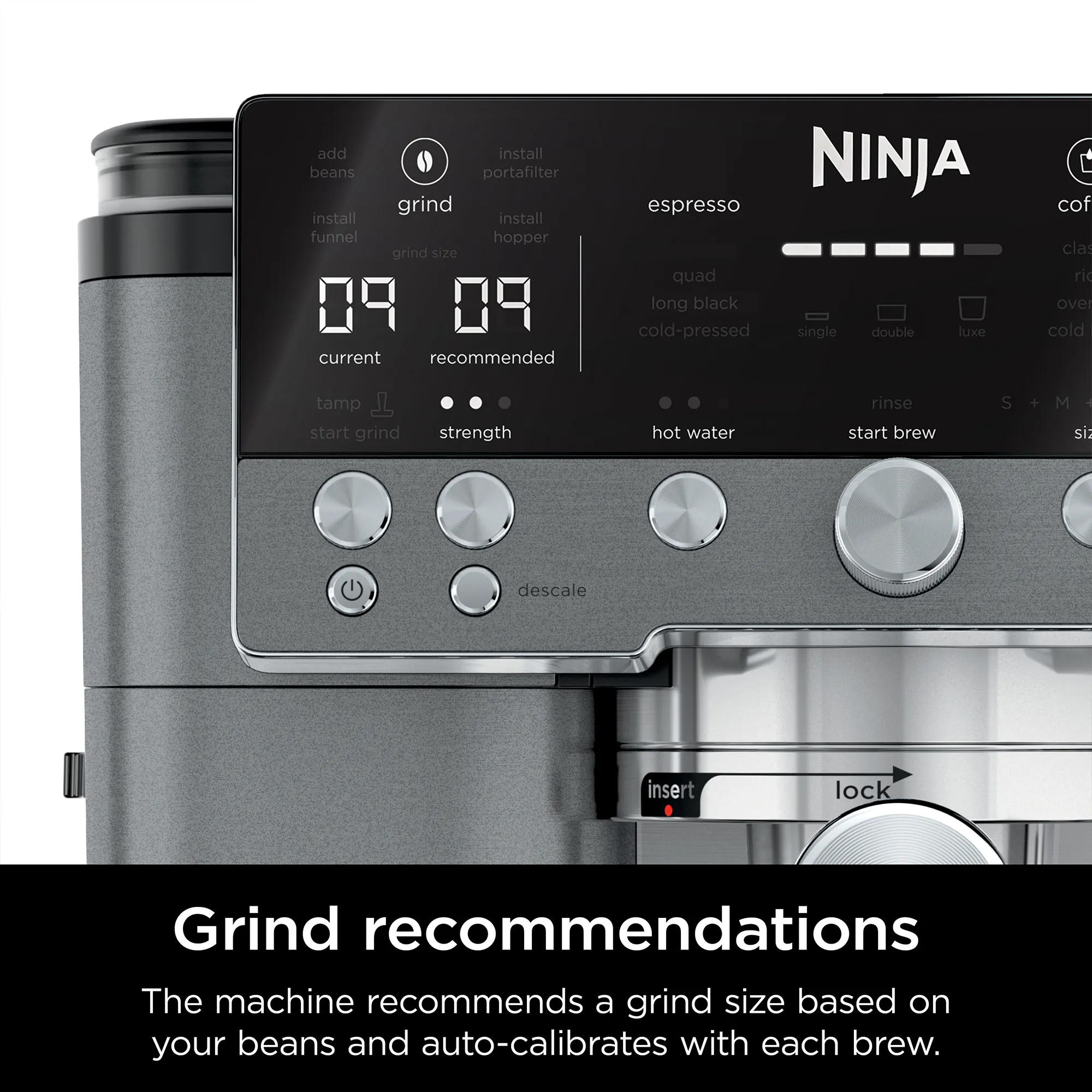 Ninja Luxe Café Premier Espresso Machine 52 Ninja Luxe Café Premier Espresso Machine